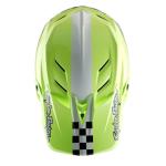Troy Lee Designs D4 Helmet, Fifty-50 Navy/Yellow