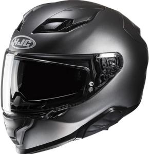 HJC F71 Street Motorcycle Helmet - Semi-Flat Titanium