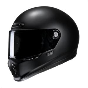 HJC V10 Full Face Motorcycle Helmet, Black, XS