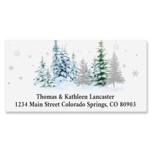 Colorful Sparkling Night Personalized Address Labels Set