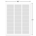 Personalized Golden Christmas Address Labels - 144 Pack