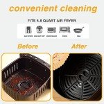 100PCS Non-Stick Air Fryer Liners 7.7 Inch
