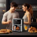 Compact 5 Quart Air Fryer with 8 Presets