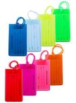 Colorful Flexible Travel Luggage Tags - 8 Pack