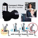 SmartTravel Inflatable Memory Foam Lumbar Support Pillow