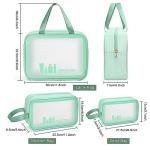 MAANGE Waterproof Travel Toiletry Bag in Green