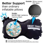 SmartTravel Inflatable Memory Foam Lumbar Support Pillow
