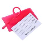 Colorful Flexible Travel Luggage Tags - 8 Pack