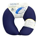 Cloudz Navy Microbead Travel Neck Pillow