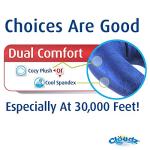 Cloudz Navy Microbead Travel Neck Pillow