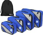 Travel Packing Cubes Set of 4 - Blue