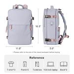 Light Purple Casual Travel Daypack Backpack