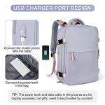 Light Purple Casual Travel Daypack Backpack