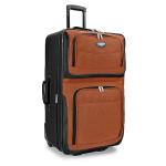 Orange Amsterdam Rolling Luggage - Large Size