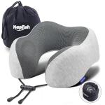 NAPFUN Travel Neck Pillow - 100% Memory Foam