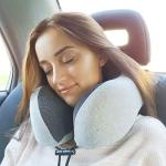 NAPFUN Travel Neck Pillow - 100% Memory Foam