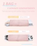 BAGSMART Compression Packing Cubes Set - Baby Pink