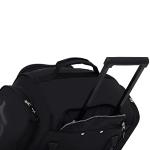 Wrangler Wesley 30-Inch Black Rolling Duffel Bag