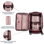 Elite 8-Wheel Softside Spinner Carry-On Luggage
