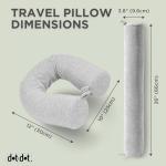 Dot&Dot Twist Memory Foam Travel Pillow Set