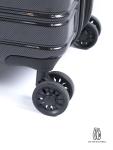 iFLY Hardside Luggage Fibertech 20 Inch Carry-on Luggage, Black