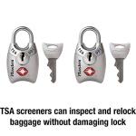Master Lock TSA-Approved Keyed Lock, 2 Pack