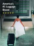 iFLY Hardside Luggage Fibertech 20 Inch Carry-on Luggage, Black