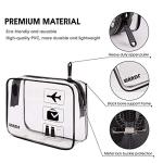 WANDF TSA Approved Clear Toiletry Bags - 2 Pack