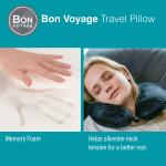 Bon Voyage Classic Memory Foam Neck Pillow - Burgundy