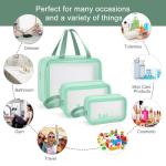 MAANGE Waterproof Travel Toiletry Bag in Green