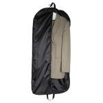 48" Black Polyester Travel Garment Carrier