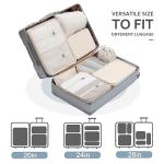 8-Piece Compression Packing Cube Set for Travel