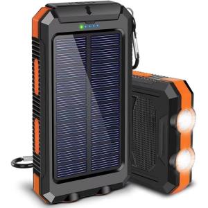 Solar Power Bank Charger Portable Charger USB Power Bank For Cell Phone
