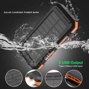 Super Solar Power Bank Charger USB Portable Charger Power Bank For Cell Phone