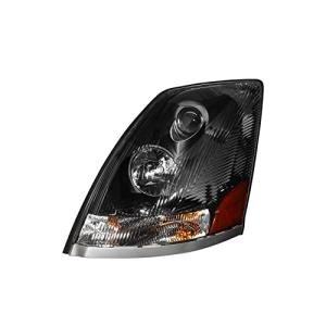 EVERESTHD Headlight Assembly Fits for Volvo VNL 670 780 2004-2017 VN VNM 200 300 430 630 730 2005-2017 Semi Truck Headlamp Included Bulbs Left Driver Side 82329124