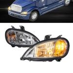 EVERESTHD Headlights Pair Set Headlamps Fit for Freightliner Columbia 1996-2018, Driver & Right Passenger Side Pair Set with All Bulbs Semi Trucks Accessories