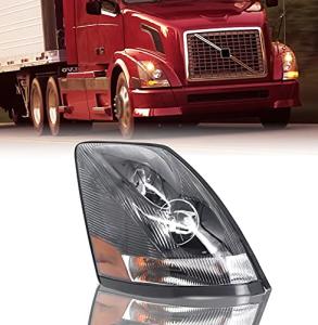 Torque Headlight Passenger Right Side Replacement for 2004-2018 Volvo VNL 670 780 semi Trucks VN VNM (TR001-R_01_)