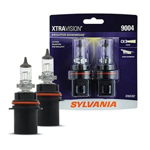 SYLVANIA 9004 XtraVision Halogen Headlight Bulb, (Contains 2 Bulbs)