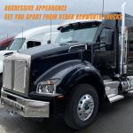 Sterlix Chrome Headlights Fits Kenworth T880 2014-2023 Headlights Assembly Lamps for Kenworth T880 Replacement Passenger Right Side T880 Semi Truck Accessories (RH)