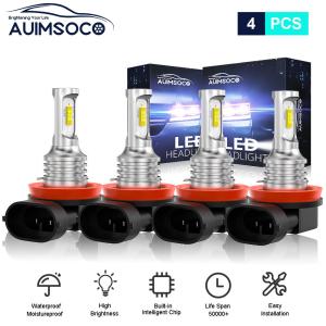 For 2004-2015 Volvo VNL Semi Truck Combo LED Headlight Bulbs High Low Beam