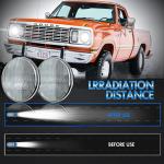 Fit for Kenworth T2000 Semi-truck 7Inch Round LED Headlights Pair High Low Beam
