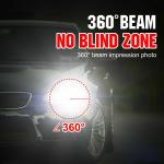 Combo LED Headlight Bulbs For 2004-2015 Volvo VNL Semi Truck High Low Beam