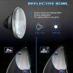 Fit for Kenworth T2000 Semi-truck 7Inch Round LED Headlights Pair High Low Beam