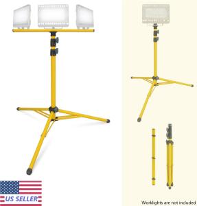 LINCO Tripod Stand LED Work Light Flood Light Heavy Duty Steel Stand Wide Base