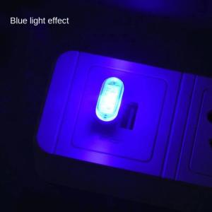 2Pcs USB Mini LED Car Interior Light Neon Atmosphere Ambient Lamp Bulb Auto