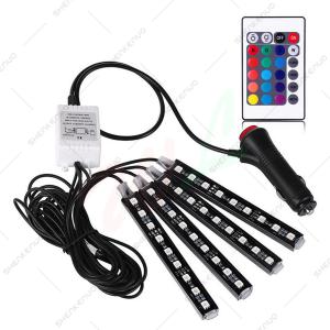 RGB / LED Colorful Glow Car Interior Lamp Under Dash Footwell Seats Inside Light