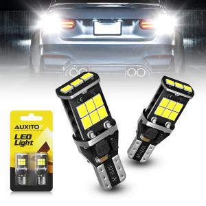 AUXITO T15 LED Bulbs Car Backup Reverse Light 912 921 Super Bright 6000K White