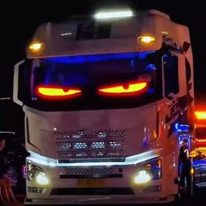 70mm*173mm Truck Devil's Eye LED-Screen Colorful Eye Lamp for Car Windows