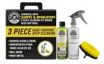Chemical Guys Foaming Citrus Fabric Clean & Drill Brush Kit - High-Foaming Stain & Odor Remover for Car Carpets, Upholstery & Floor Mats - Deep Cleans & Deodorizes, Citrus Scent - 16 fl oz