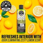 Chemical Guys Foaming Citrus Fabric Clean & Drill Brush Kit - High-Foaming Stain & Odor Remover for Car Carpets, Upholstery & Floor Mats - Deep Cleans & Deodorizes, Citrus Scent - 16 fl oz